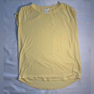 Athleta Yellow Workout Top